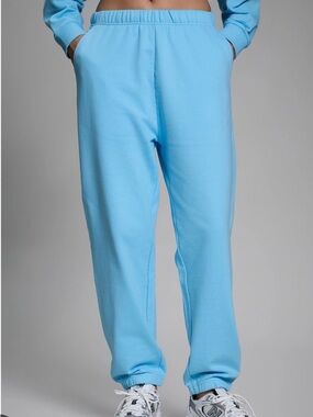 Year of Ours Light Blue Track Joggers